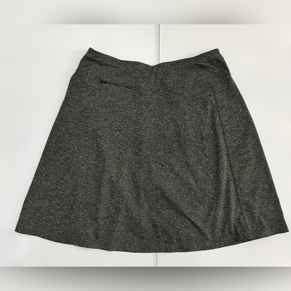 REI Gray Active Hiking Skirt with Front Zipper Pocket - S
